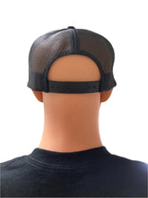 Load image into Gallery viewer, Hats - Black with black back - snap back flatbill
