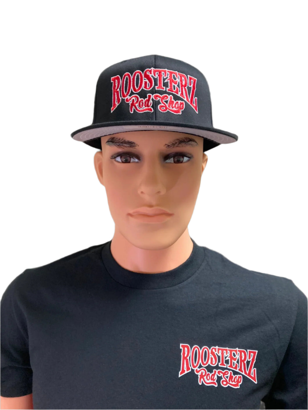 Hats - Black Roosterz Flex Fit