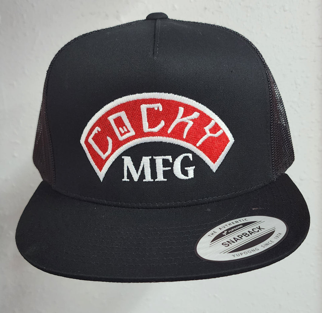 Hats - Cocky Manufacturing - snap back flatbill